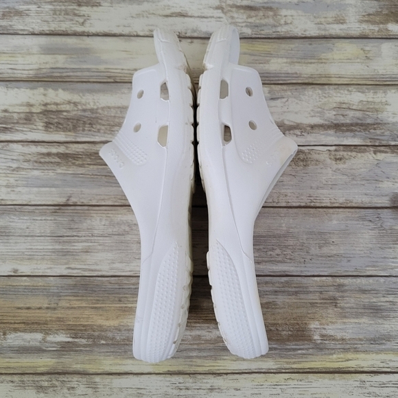 Crocs Coast Slide Slip-On Lightweight Sandals White Blanc Unisex Womens 8 Mens 6 - Picture 3 of 11